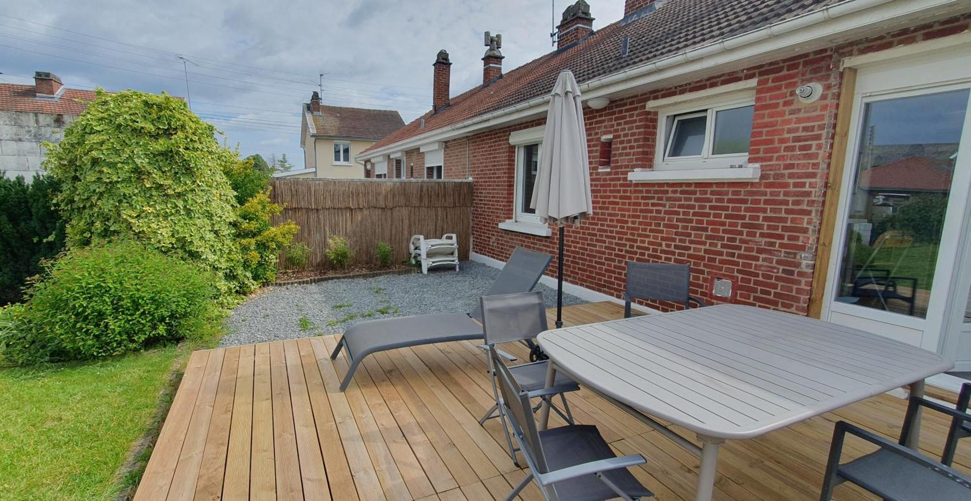 Maison Confortable, Terrasse Et Jardin A Amiens Eksteriør bilde